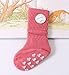 Tdeal 4 Pairs Baby Girls Crew Socks Anti Slip Non-skids Cotton Floor Ankle Sock