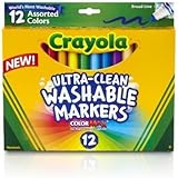 Crayola 12 Ct Ultra-Clean Washable Markers