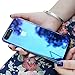 FLOVEME iPhone 8 Plus / 7 Plus Case, Luxury Slim Fit Gradual Colorful Gradient Change Color Ultra Thin Light Bumper Clear for Apple iPhone 7/8 Plus Case Hard Back Cover Holder, Transparent Blue