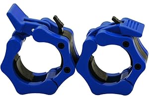 Clout Fitness Barbell Clamps Collars for 2 Inch Olympic Size Barbell