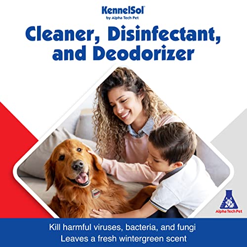 KennelSol 1Step Kennel Cleaner Liquid Concentrate Disinfectant and