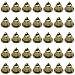 Favordrory 35PCS 38mm/1.5inch Vintage Bronze Jingle Bells, Craft Bells for Dog Potty Training, Housebreaking, Making Wind Chimes, Christmas Bell and etc