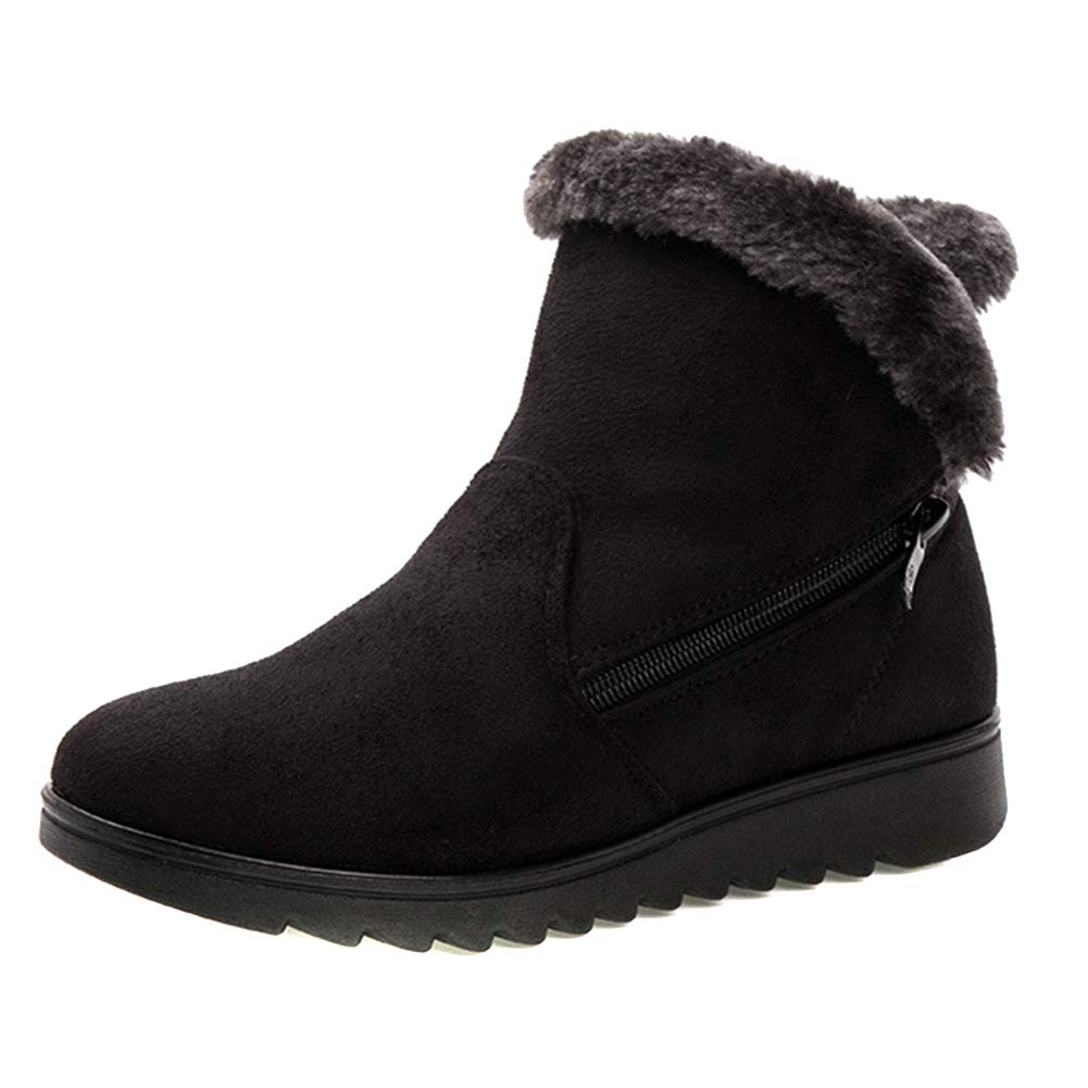 Scarpe da donna Baifeng Stivali da Neve da Donna Caldi Corti Stivaletti  Invernali con Plateau Scarpe da Donna con Cerniera in Pelle Scamosciata  Novit¨¤ urban-earth.co.uk