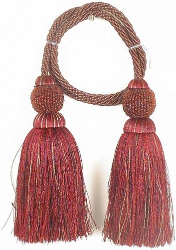 Chair Tie 24" (Pack of 6) Dholak Burgundy