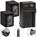 BM Premium 2 VW-VBT380 Batteries and Charger for Panasonic HC-V800K, HC-VX1K, HC-WXF1K, HCV510, HCV520, HC-V550, HCV710, HC-V720, HC-V750, HC-V770, HC-VX870, HC-VX981, HCW580, HC-W850, HC-WXF991