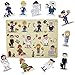 Wooden Chunky Puzzle Profession People Pieces - Learning Educational Puzzle Board with Free Standing Pieces for Toddlers & Kids (10 pcs) Gleeporte