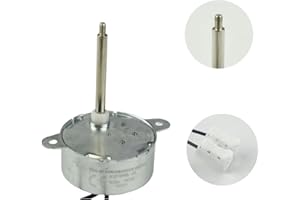 CONQUERALL TYC-40 AC Motor 12VSmall Synchronous Motor 5r/min CW/CCW Shaft 46mm for Christmas Tree Desktop Christmas Tree Decorative Colored Lights