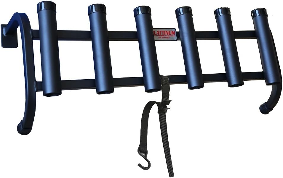black fishing rod holders