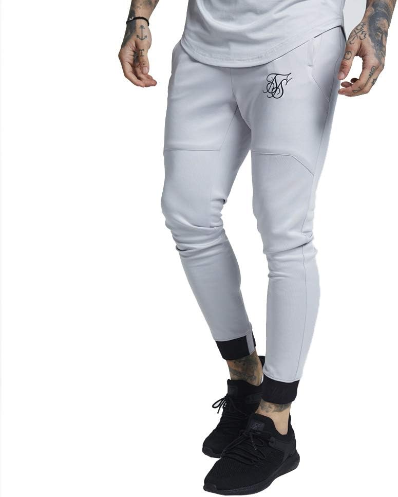 SikSilk Agility Track Pants Ice Grey