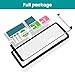Galaxy Note 9 Screen Protector Tempered Glass Case Friendly with [Easy Install Tool], Klearlook Curve Edge Fit [S Pen Compatible] Front Tempered Glass and Back Skin Film for Samsung Galaxy Note 9