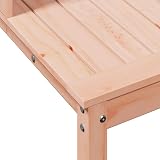 vidaXL Potting Table - 108x50 cm Solid Douglas Wood Garden Workbench view 4