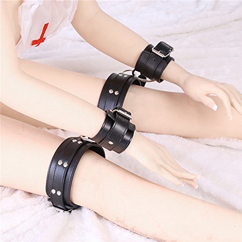 6 ClearUmm+Adjustable+Leather+Restraint+Handcuffs