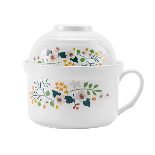 KSWD Tazones de consomé Tazón para Sopa con asa Sopera Bol Cuenco ...