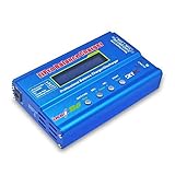 Skyrc Imax B6 Professional Rapid Lipro Balance Charger/discharger with Blue Color Drop-proof Easy to Use Aluminium Alloy Shell for Multi-axis Aircraft/Car Model/Model Airplane LiPo/Lilon/LiFe/NiCd/NiMH Batteries