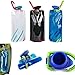 Mosuch Water Bottle Flexible Collapsible Foldable Reusable Outdoor 700ml Water Bottles 3 Pack