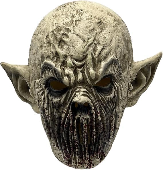 Amazon.com: Bulex Halloween Scary Zomie Mask Bloody Old Man Mask