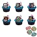 Bundle of Fun Monster High Ghoulfriends Cupcake Toppers and Bonus Birthday Ring - 25 Piece