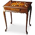 Butler Home Livingroom Furniture Game Table Finish Type Light Olive Ash Burl