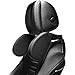Xflyee Car Headrest Adjustable Safe Car Seat Pillow for Head and Neck Support Travel Sleeping Cushion for Kids Adults Black