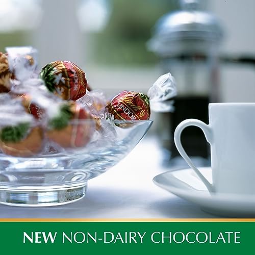 Lindt LINDOR OatMilk Chocolate Truffles, NonDairy Chocolate Truffles with Smooth, Melting