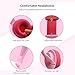 barsone Volume Limiting Kids Headphones Girls,85dB Over Ear Wired Headset with Music SharePort,Food Grade Silicone,Cute Detachable Bunny Ears Headphones for School Children Toddlers Pink