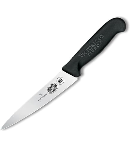 Amazon.com: Victorinox Fibrox Chef's Knife, 5-Inch, Black: Chefs