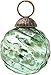 Luna Bazaar Mini Mercury Glass Ornament (Solene Design, 1-Inch, Vintage Green) - Vintage-Style Decoration