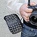 USA GEAR DSLR Camera Sleeve with Neoprene Protection, Holster Belt Loop and Accessory Storage - Compatible with Canon EOS Rebel T7, 850D, 250D, SL3, R7, Nikon D3500, D5600, and More (Polka Dot)