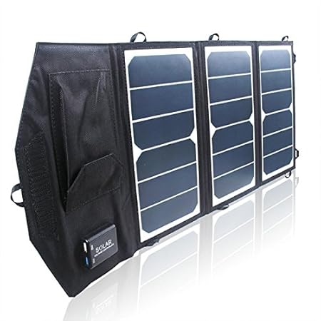 GVSmart Dual USB Sunpower Solar Charger for iPhone/Mobile Power Bank (21 W)