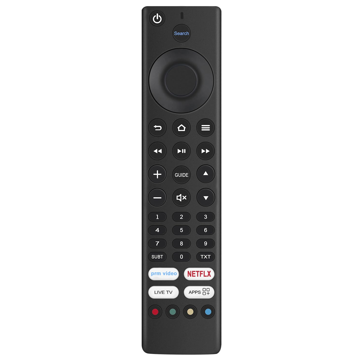Replacement Remote Control Fit for JVC TV Edition Smart 4K HDR LED TV LT-40CF890 LT-43CF890 LT-43CF890A LT-49CF890 LT-50CF890 LT-55CF890 LT-65CF890