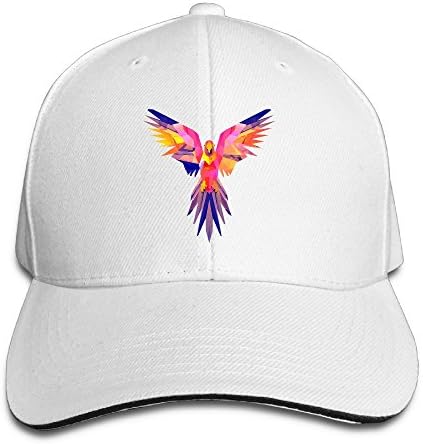 Prism Parrot Unisex Fashion Sanwich Cap Novelty Popular Visor Caps Cool Adjustable Trucker Cap