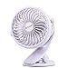 BTOOP Clip on Fan Battery Fan Portable Clip to Baby Stroller and Table with a 18650 Battery, Rechargeable, Quietness (White,5")