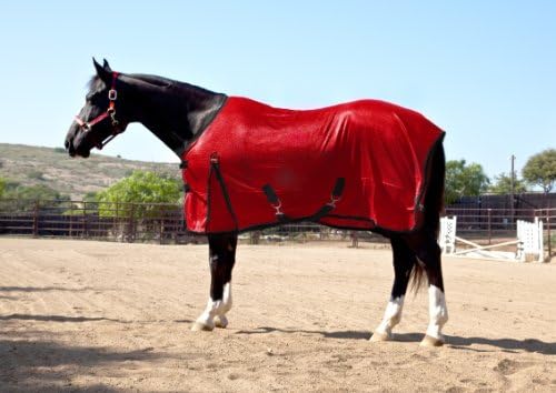 Kensington Euro Cut Poly Max Fly Sheet, Deluxe Red, 69