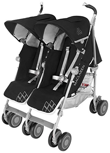 Maclaren twin techno stroller, black