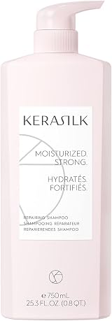 Kerasilk Repairing Shampoo Dry Damaged Hair 750ml Vegan Sulphate-Free