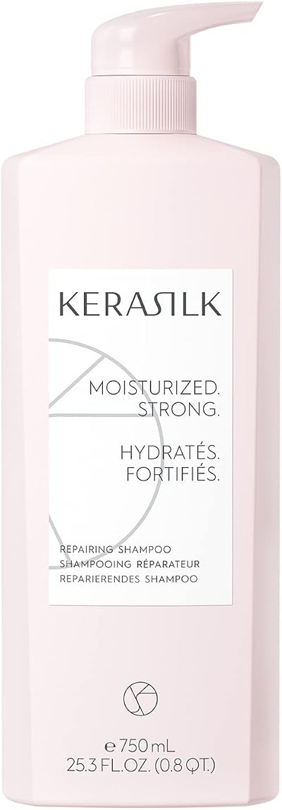 Kerasilk Repairing Shampoo Dry Damaged Hair 750ml Vegan Sulphate-Free