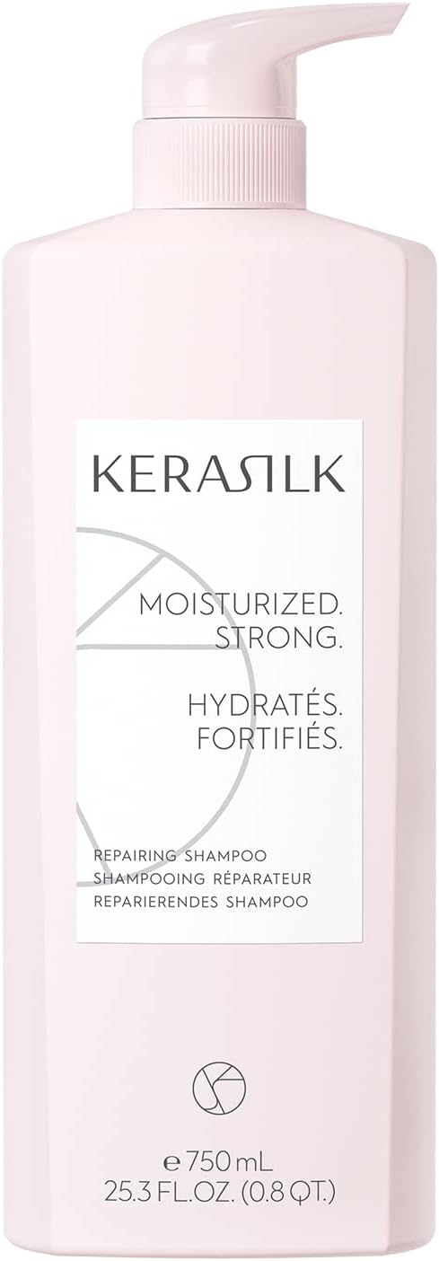 Kerasilk Repairing Shampoo Dry Damaged Hair 750ml Vegan Sulphate-Free