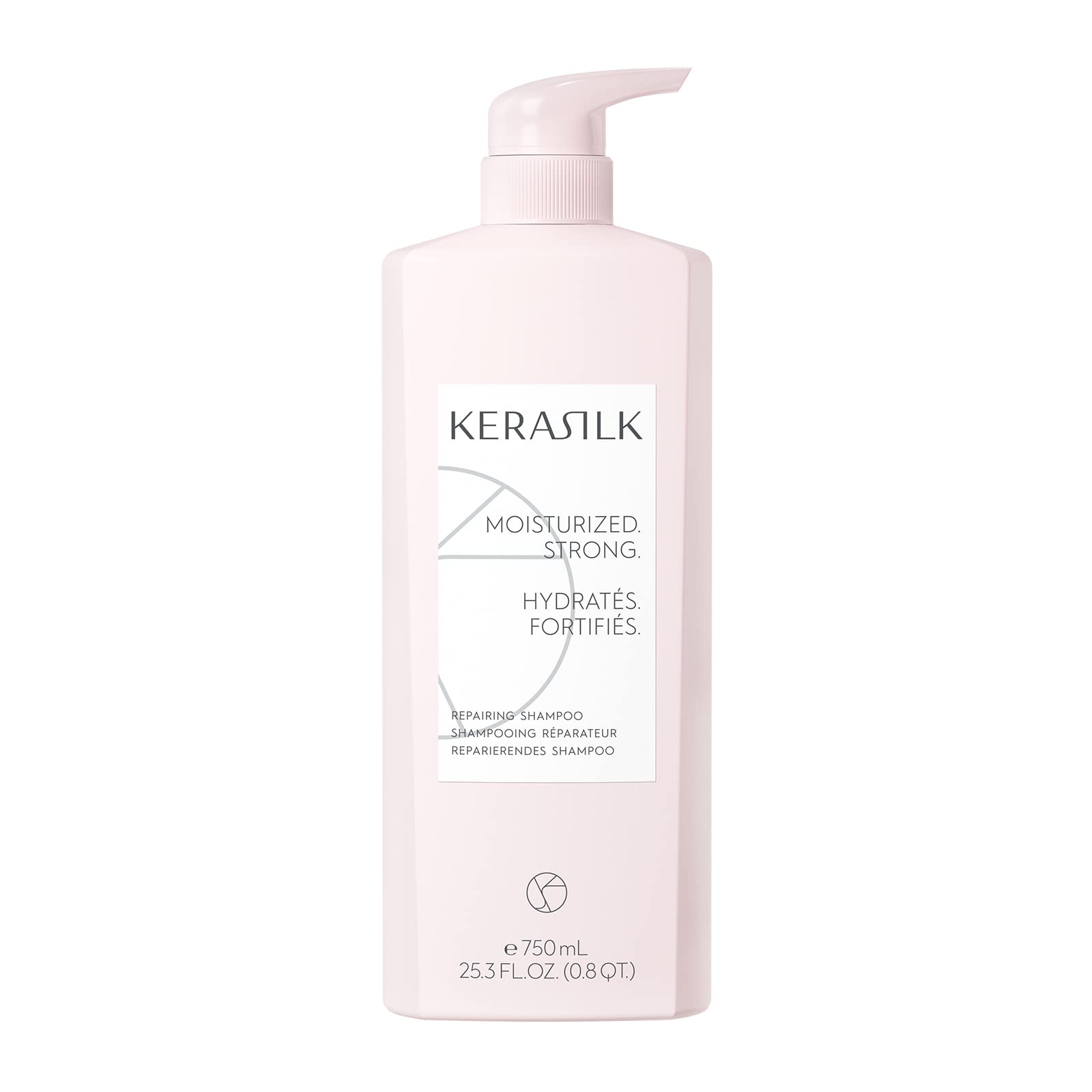 Kerasilk Repairing Shampoo, For Dry & Damaged Hair, Restores Strength & Moisture, Vegan & Sulphate-Free, 750ml — image 1