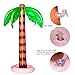 Coopay 2 Pack Inflatable Palm Trees Jumbo Coconut Trees Beach Backdrop Favor for Hawaiian Luau Party Summer Theme Decoration