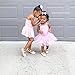 STELLE Girl's Cotton Camisole Dress Leotard for Dance, Gymnastics and Ballet(Toddler/Little Girl/Big Girl)