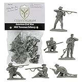 CC CIVIL WAR Confederate Plastic Soldiers - 44th Tennessee 12 GRAY 1:32 Figures