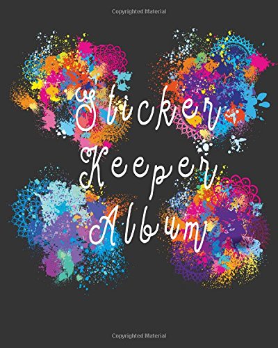 Sticker Keeper Album Blank Sticker Book 8 x 10 64 Pages