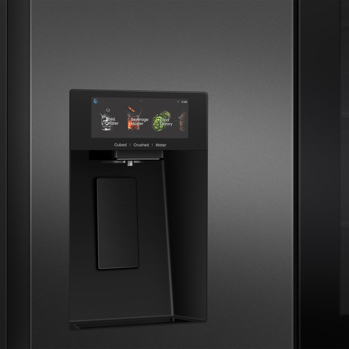 Hisense RQ600P7SKE Cross Door Kühl-Gefrierkombination/Freistehend/ 615L/ 37 dB/EEK: E/PureView Door/Intelligent Hub/Eis&Wasserspender/UV-Wasseraufbereitung/ (BxHxT): 91,4 × 179 × 73 cm/Schwarz 7