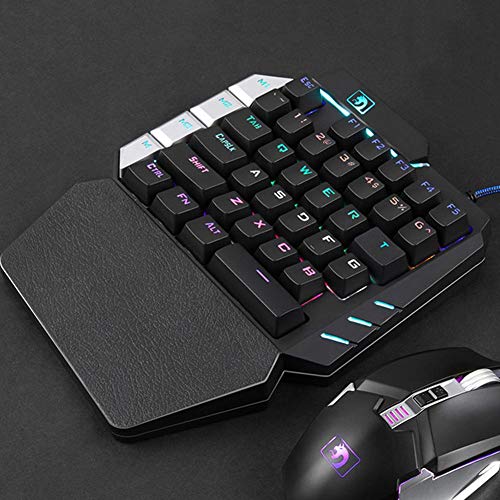 Vanpower K109 Universal Wired One-Handed Gaming Keypad 38 Keys Mechanical Keyboard - Thumbnail 6