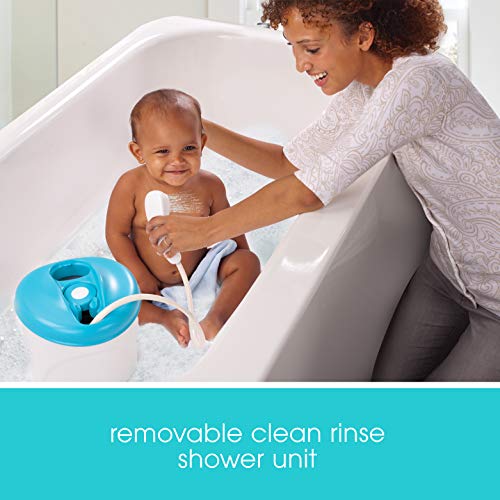 Summer Infant Newborn to Toddler Bath Center and Shower (Neutral) - Bathtub Includes Four Stages that Grow with Your Child