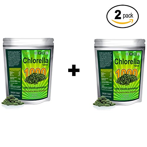 Chlorella Tablets (Mega-pack 1000 tablets). Organic, raw, non-GMO. 100% Pure Chlorella Pyrensoidosa. Green Superfood Supplement. High protein, chlorophyll & nucleic acids. No preservatives or fillers Chlorella Tablets (Mega-pack 1000 tablets). Organic, raw, non-GMO. 100% Pure Chlorella Pyrensoidosa. Green Superfood Supplement. High protein, chlorophyll & nucleic acids. No preservatives or fillers