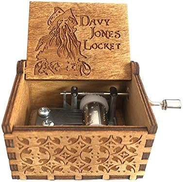 Cuzit - Caja de música de Madera, diseño de Piratas del Caribe: Amazon.es: Hogar