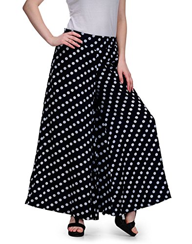 stop look women's crepe regular fit palazzos