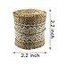 Kansing CSPRING 12PCS Natural Burlap Ribbon Roll White Lace Jute Trims Tape for Wedding Decoration 25Yards/900 Inch by