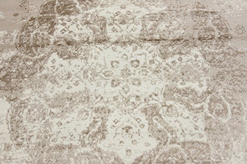 Unique Loom Sofia Collection Beige 9 x 12 Area Rug (9' x 12')